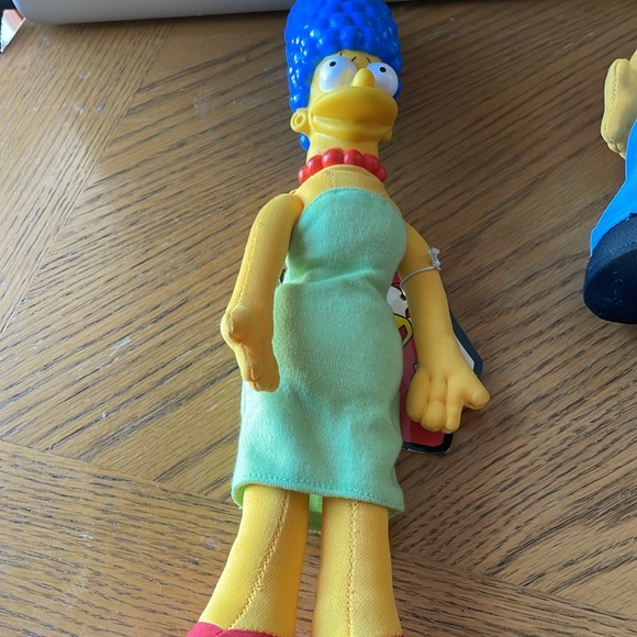 The Simpsons Vintage 1990 Burger King Plush Dolls, Complete Set of 5 NWT - Picture 10 of 12